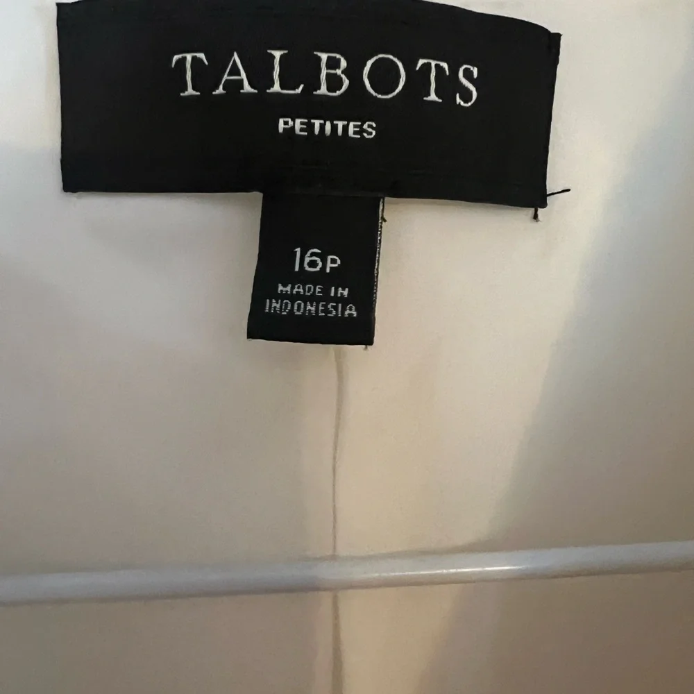 Talbots Wool Blend Cream Women's Blazer 16 Petite - Picture 2 of 5